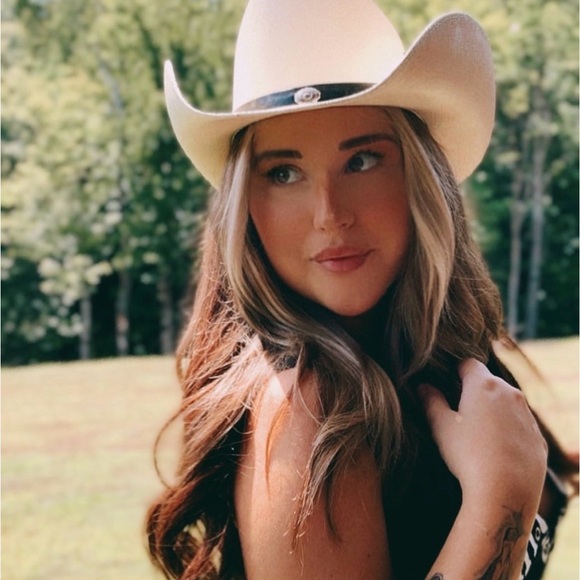 Western Express Cream Cowboy Hat - Picture 5 of 5